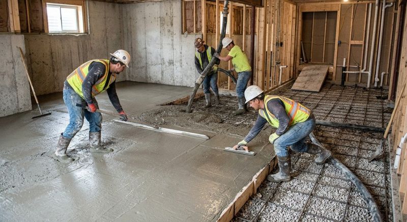 Basement Slab Installation in Dickson, TN