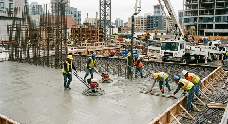Commercial Slab Installation in Bon Aqua, TN