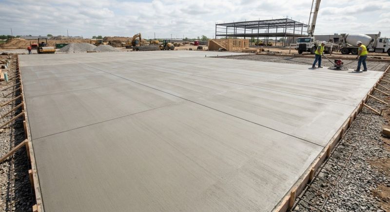 Commercial Slab Installation in Humphreys County, TN