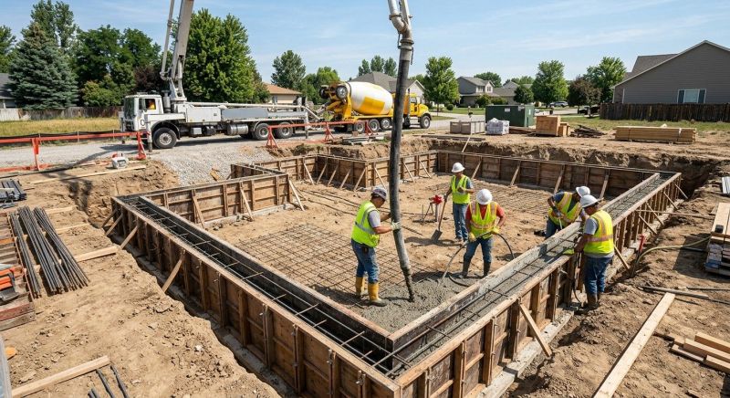 Concrete Foundation Installation in Dickson County, TN
