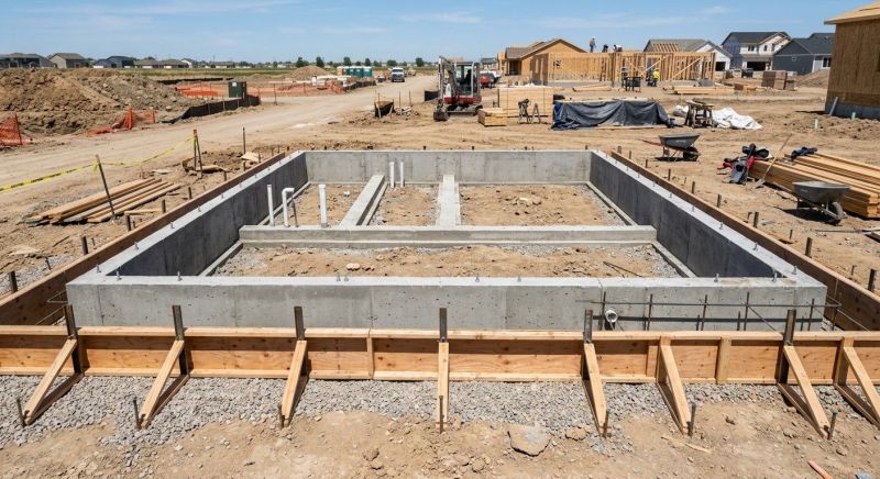 Concrete Foundation Installation in Fairview, TN
