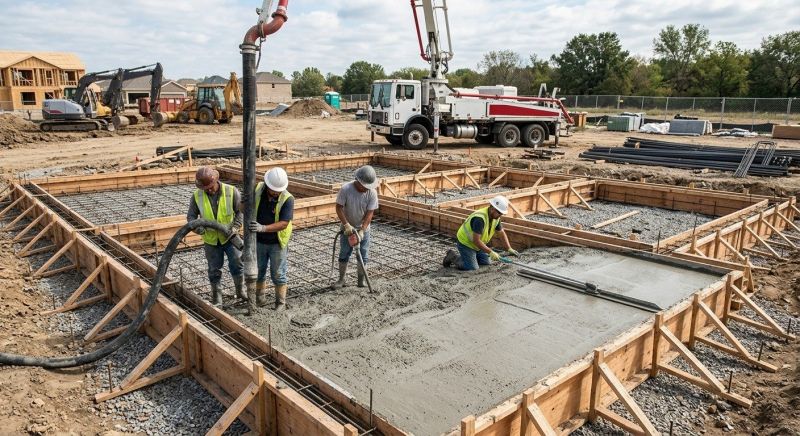 Concrete Foundation Pouring in Dickson, TN