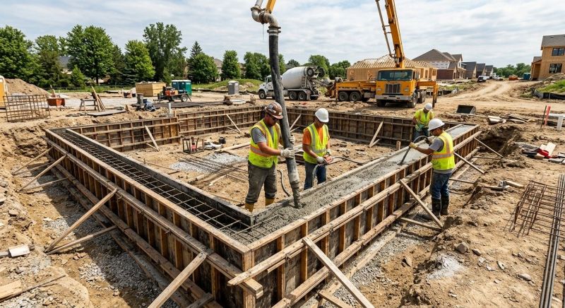 Concrete Foundation Pouring in Dickson, TN