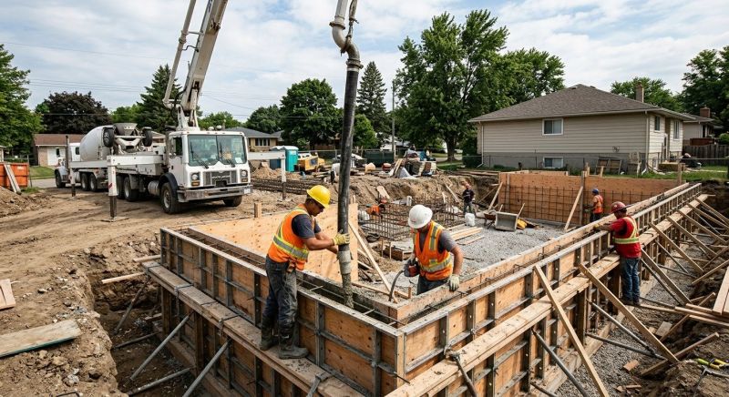 Concrete Foundation Pouring in Dickson, TN
