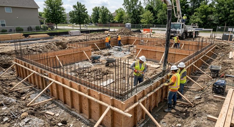 Foundation Construction in Bon Aqua, TN