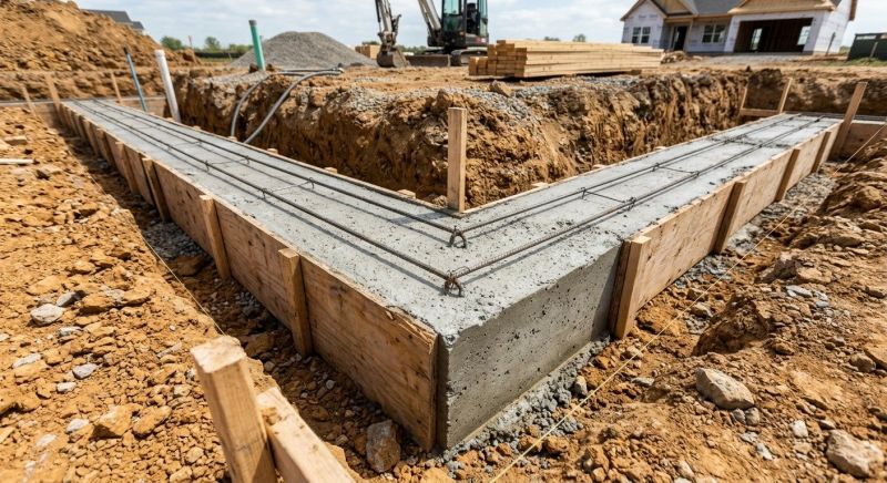 Foundation Footer Installation in Dickson, TN