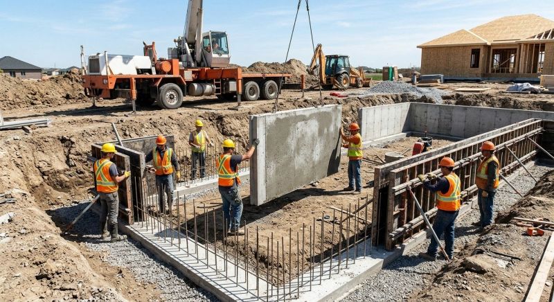 Foundation Wall Pouring in Cheatham County, TN