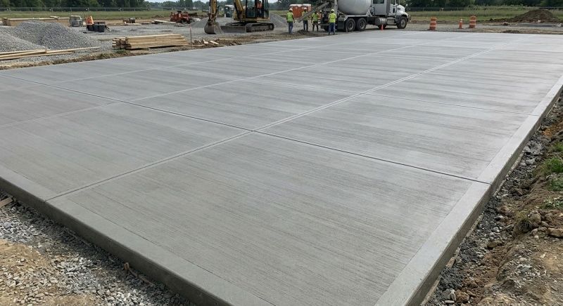 Commercial Slab Installation in Bon Aqua, TN